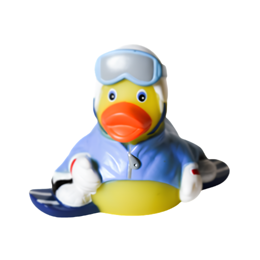 Snowboarder Rubber Duck