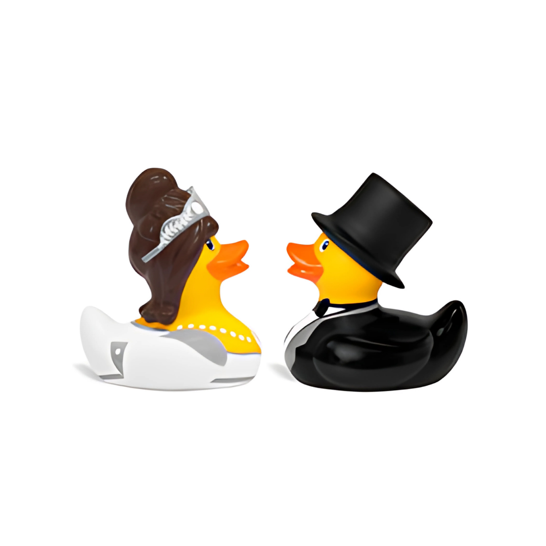Bride & Groom Rubber Duck Set