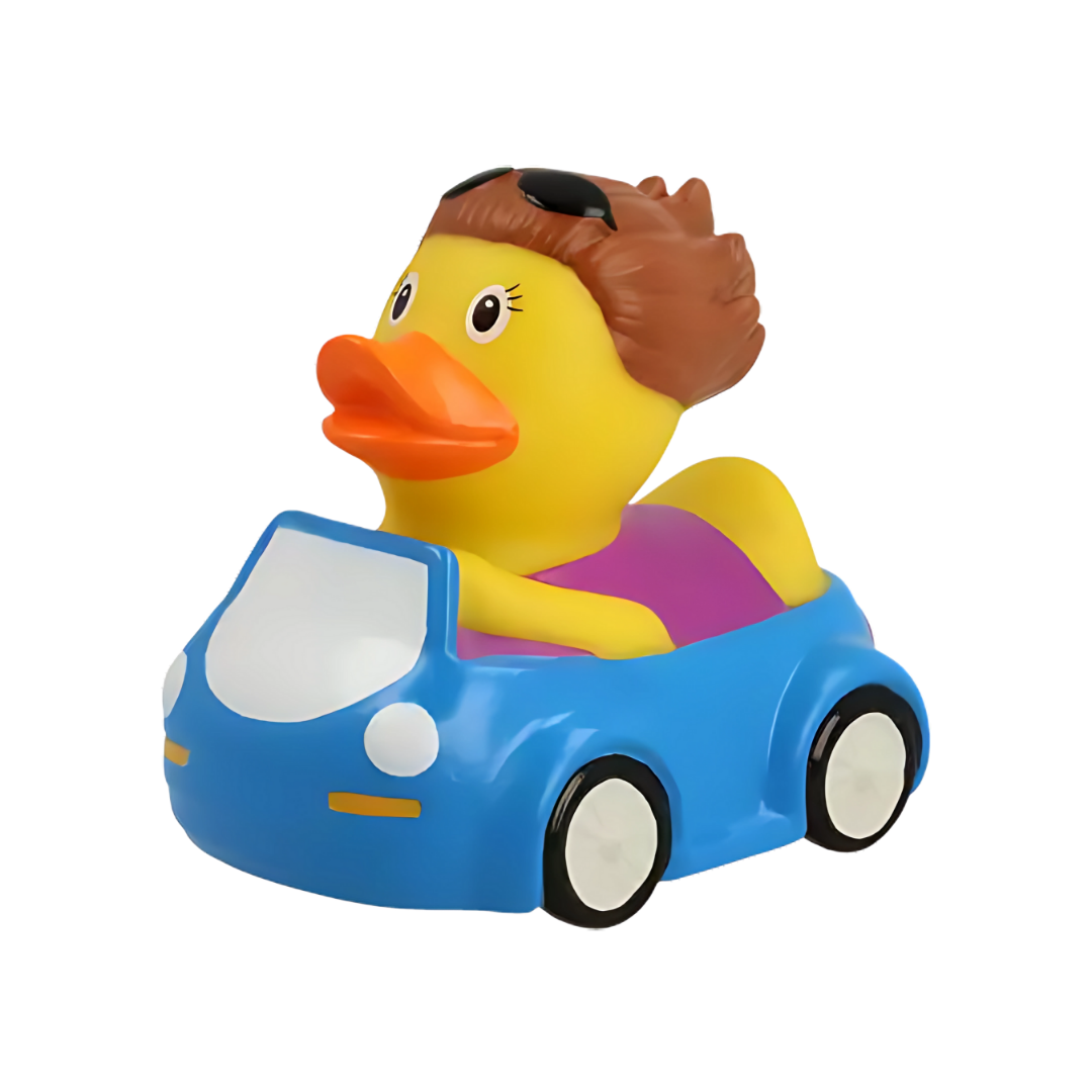 Female Car Driver Rubber Duck