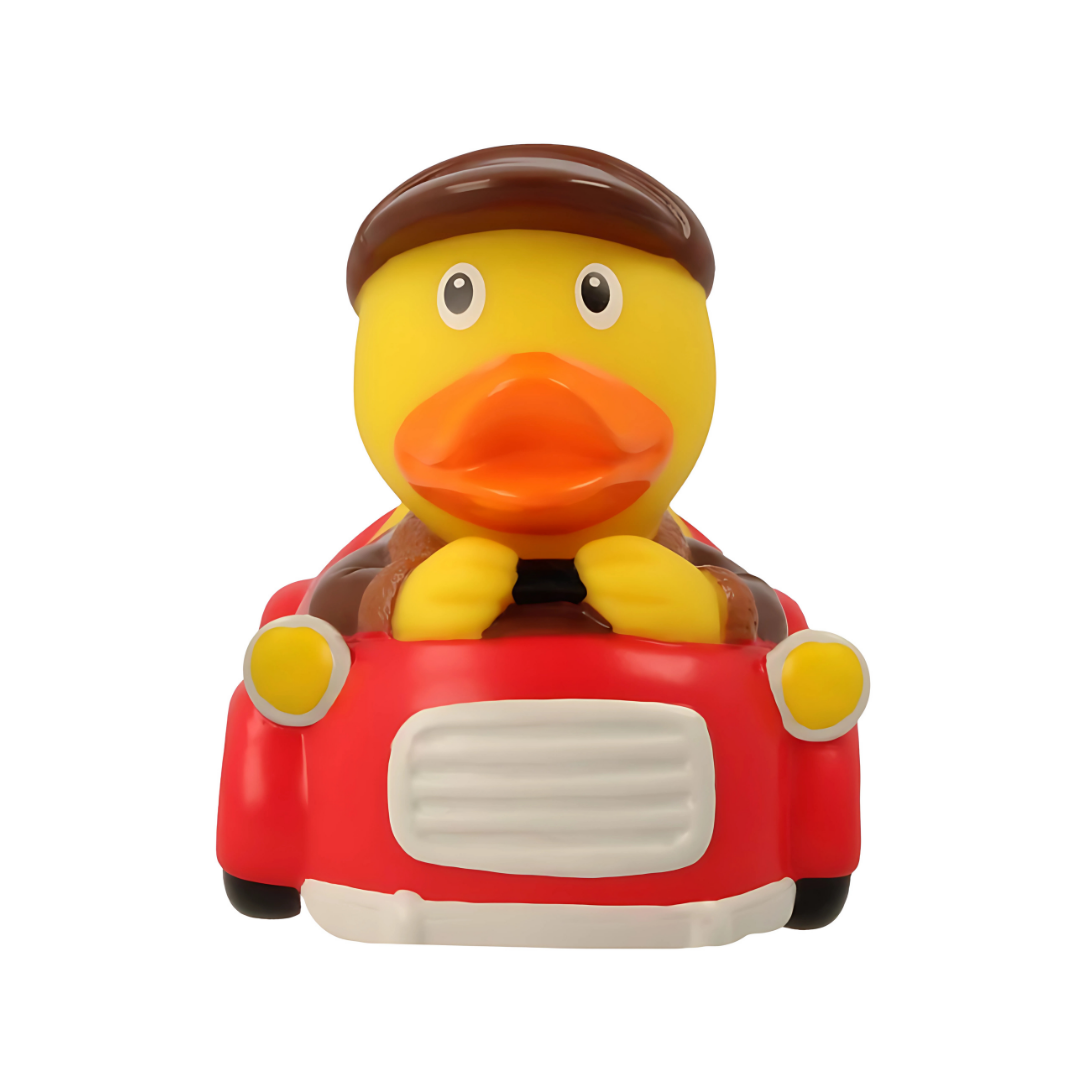 Male Car Driver Rubber Duck