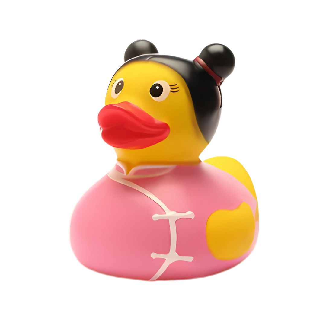 Chinese Girl Rubber Duck