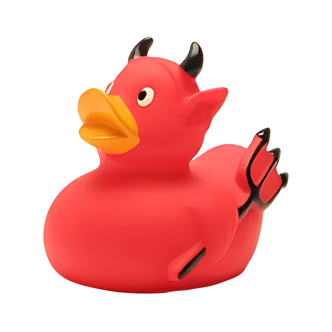 Devil (Red) Rubber Duck