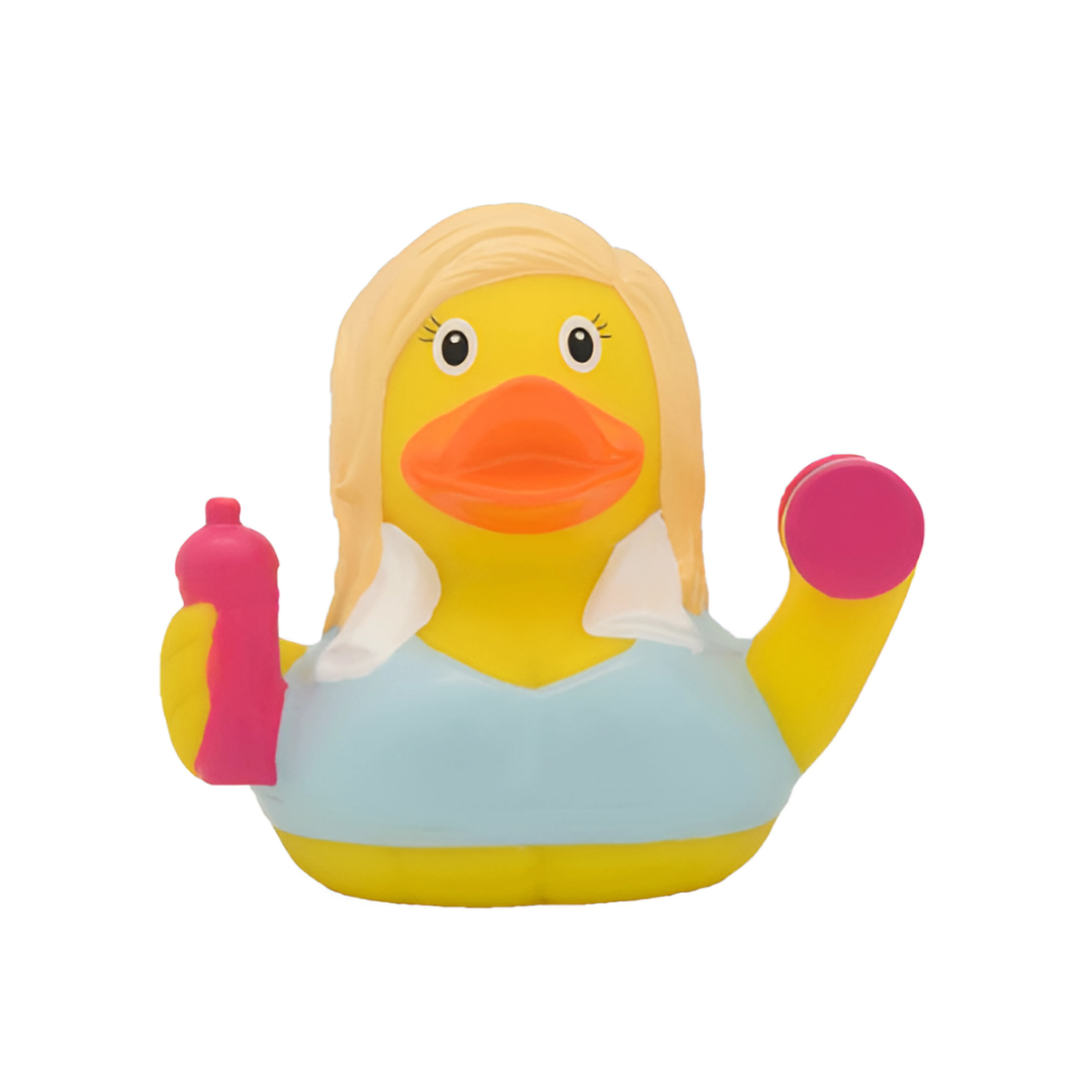 Fitness Girl Rubber Duck