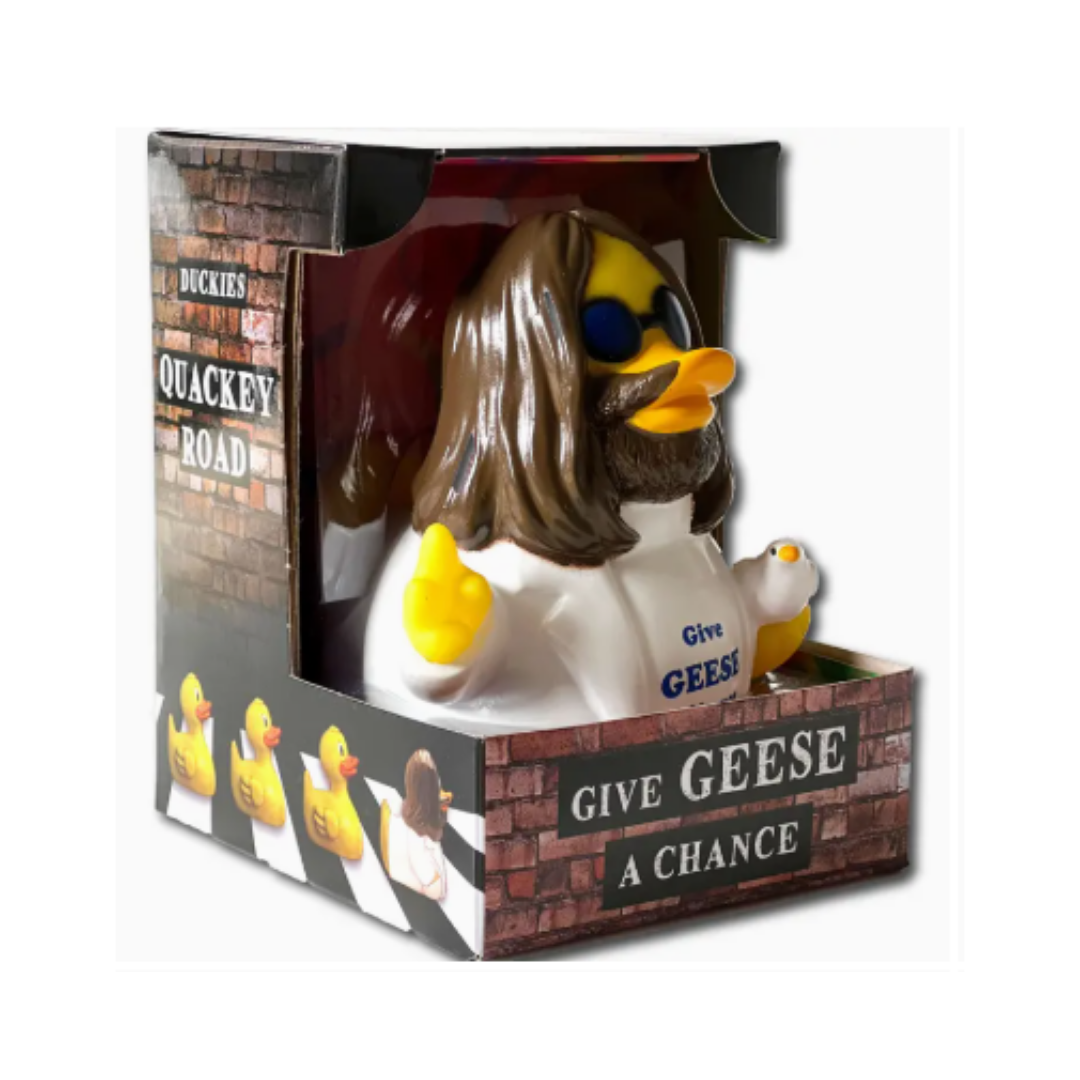 Give Geese a Chance Rubber Duck