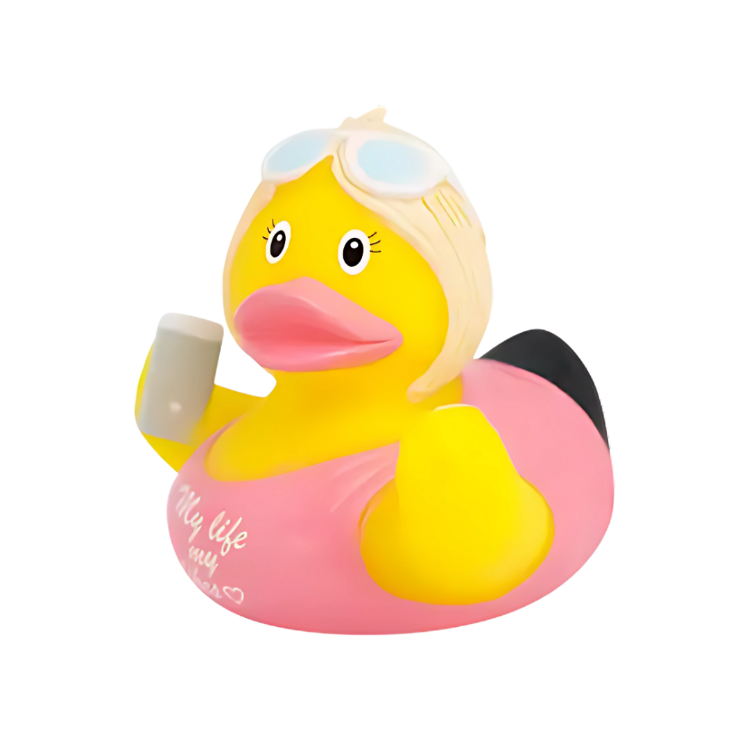 Influencer Girl Rubber Duck