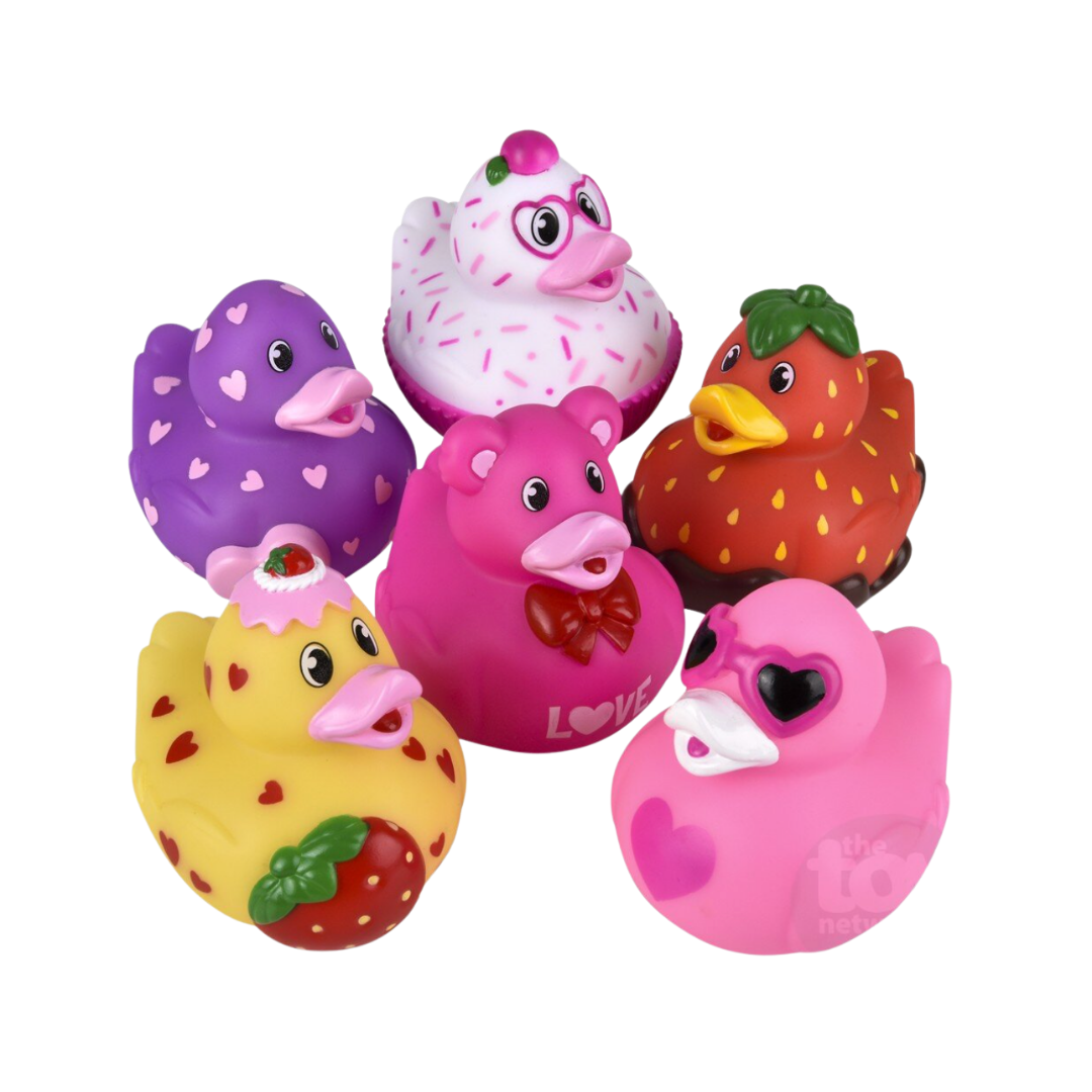 Large Valentine Rubber Ducks