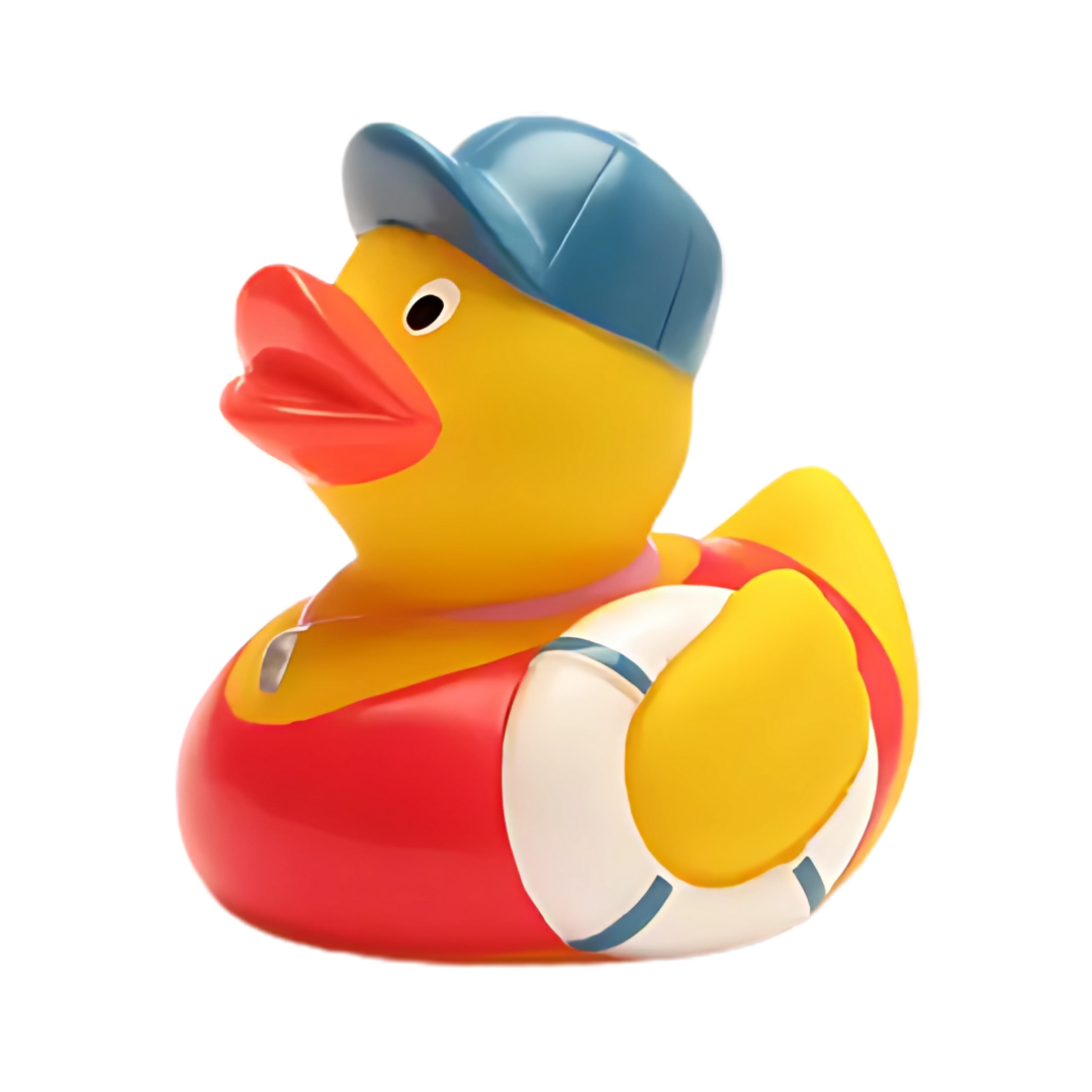 LIfeguard with hat Rubber Duck