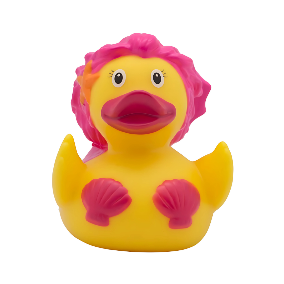 Mermaid - pink hair Rubber Duck