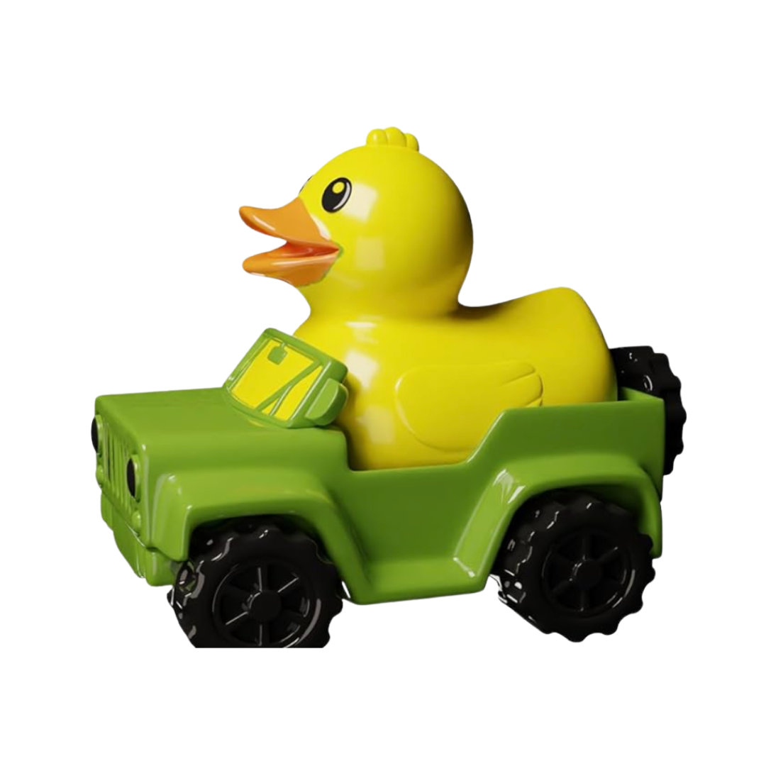 Mini Jeep Truck Rubber Duck