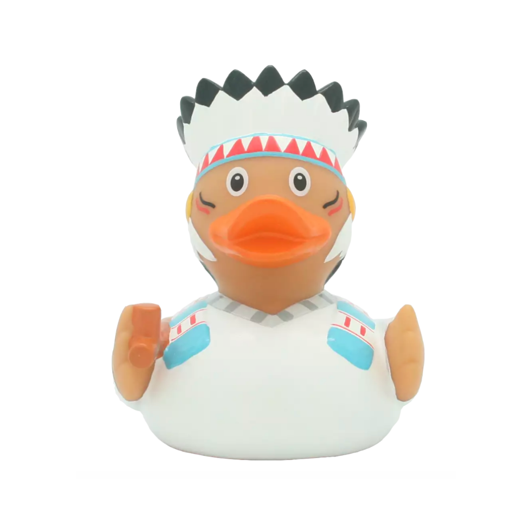 Native American Chief Rubber Duck
