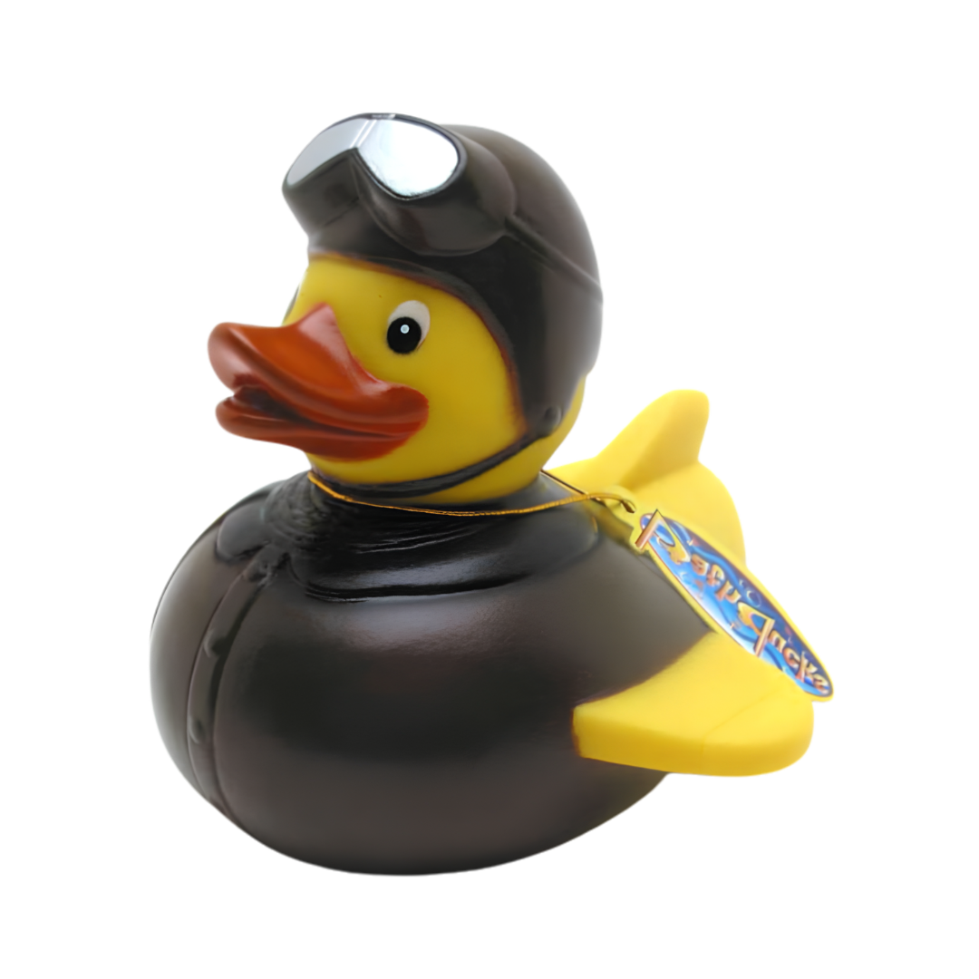 Old Fashion Pilot Rubber Duck