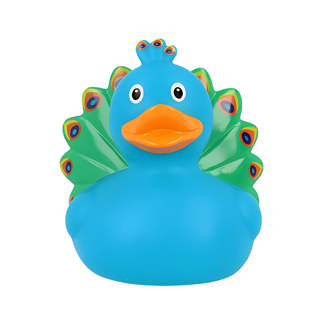 Peacock Rubber Duck