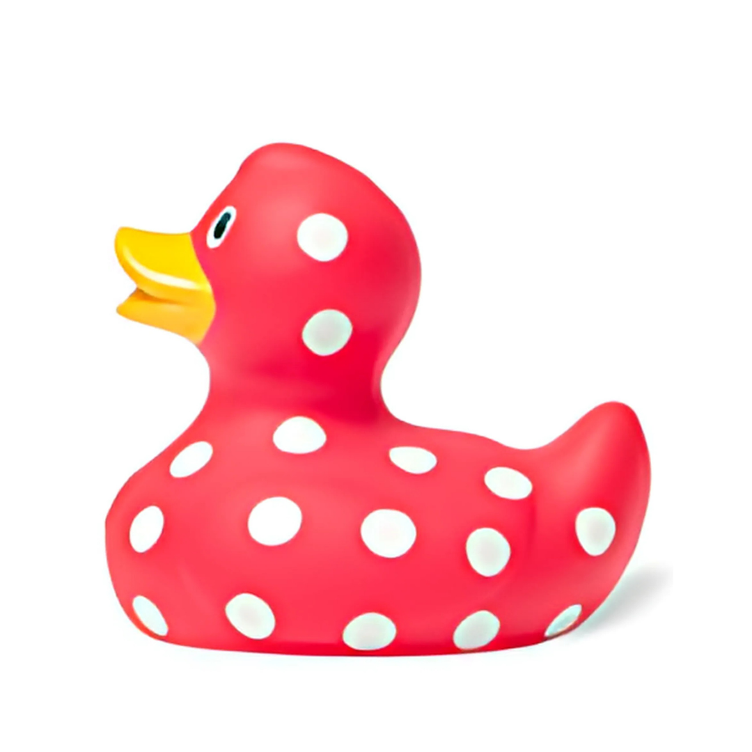 Polka Dot Mini Rubber Duck