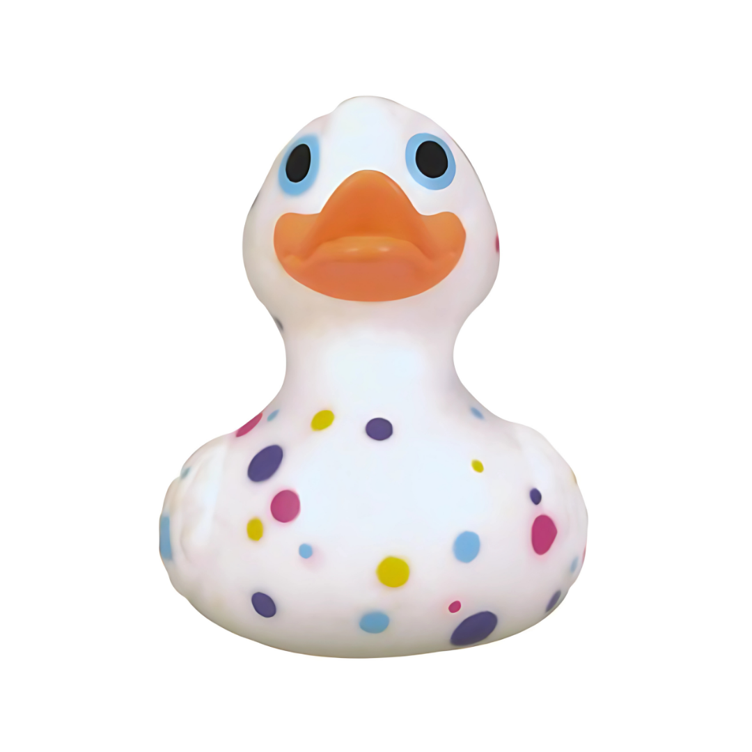 Polka Dot Rubber Duck