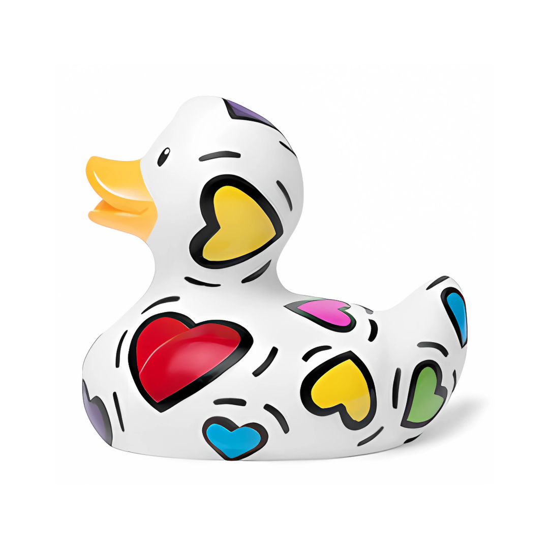 Pop Heart Rubber Duck
