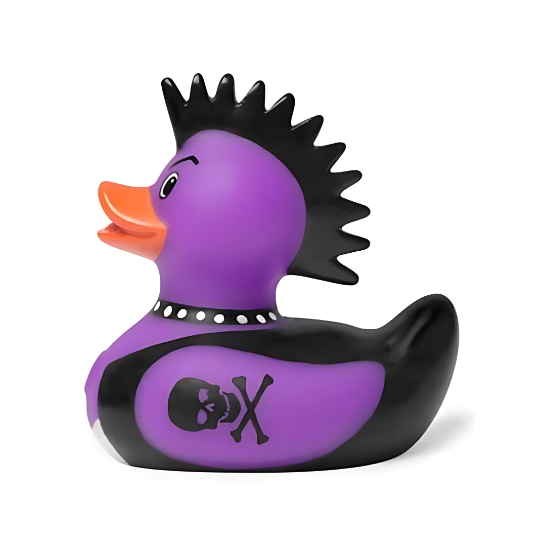 Punk Rocker Rubber Duck - Mini
