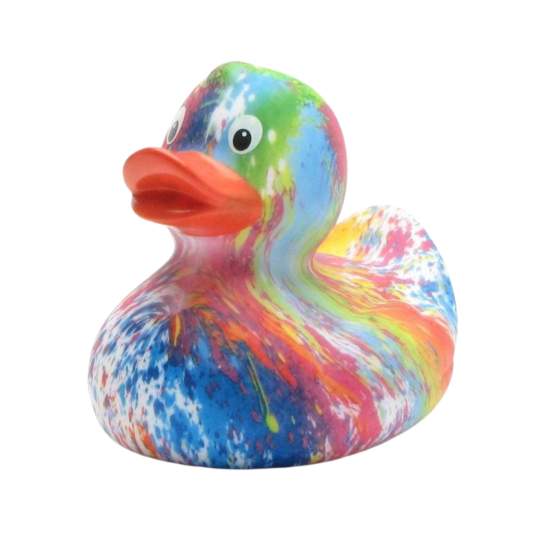 Rainbow Rubber Duck