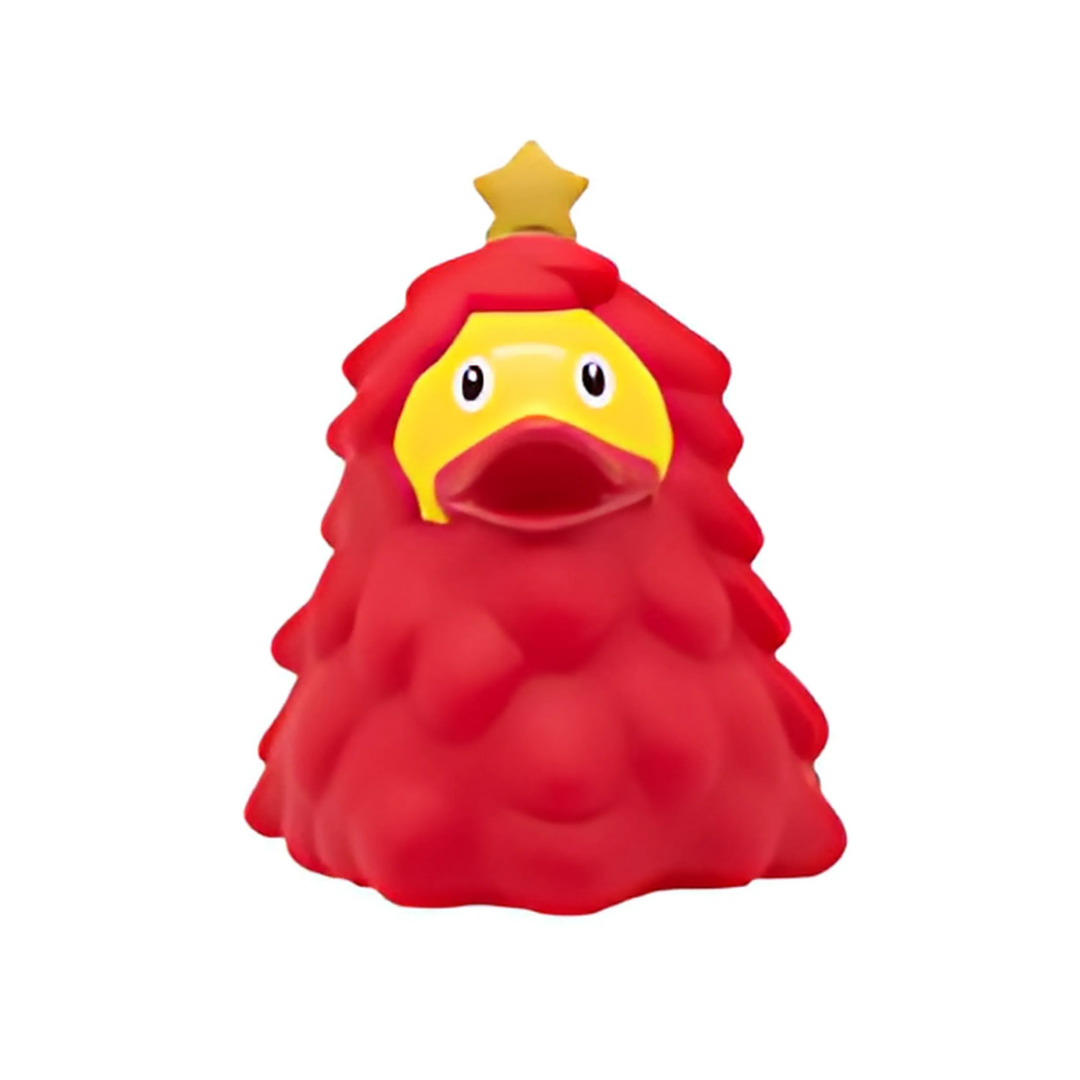 rubber xmas tree Red Christmas Tree Rubber Duck – Kwak SF