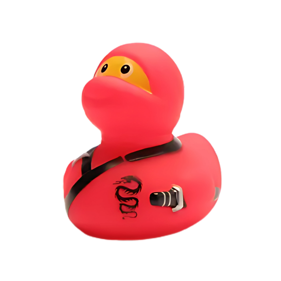 Red Ninja Rubber Duck