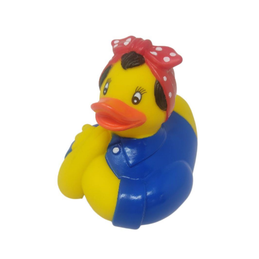 Rosie the Riverter Rubber Duck