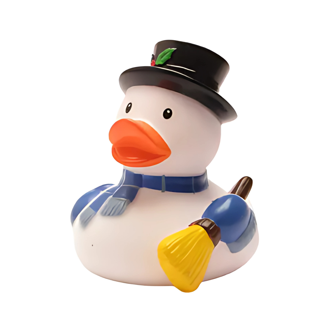Snowman Rubber Duck