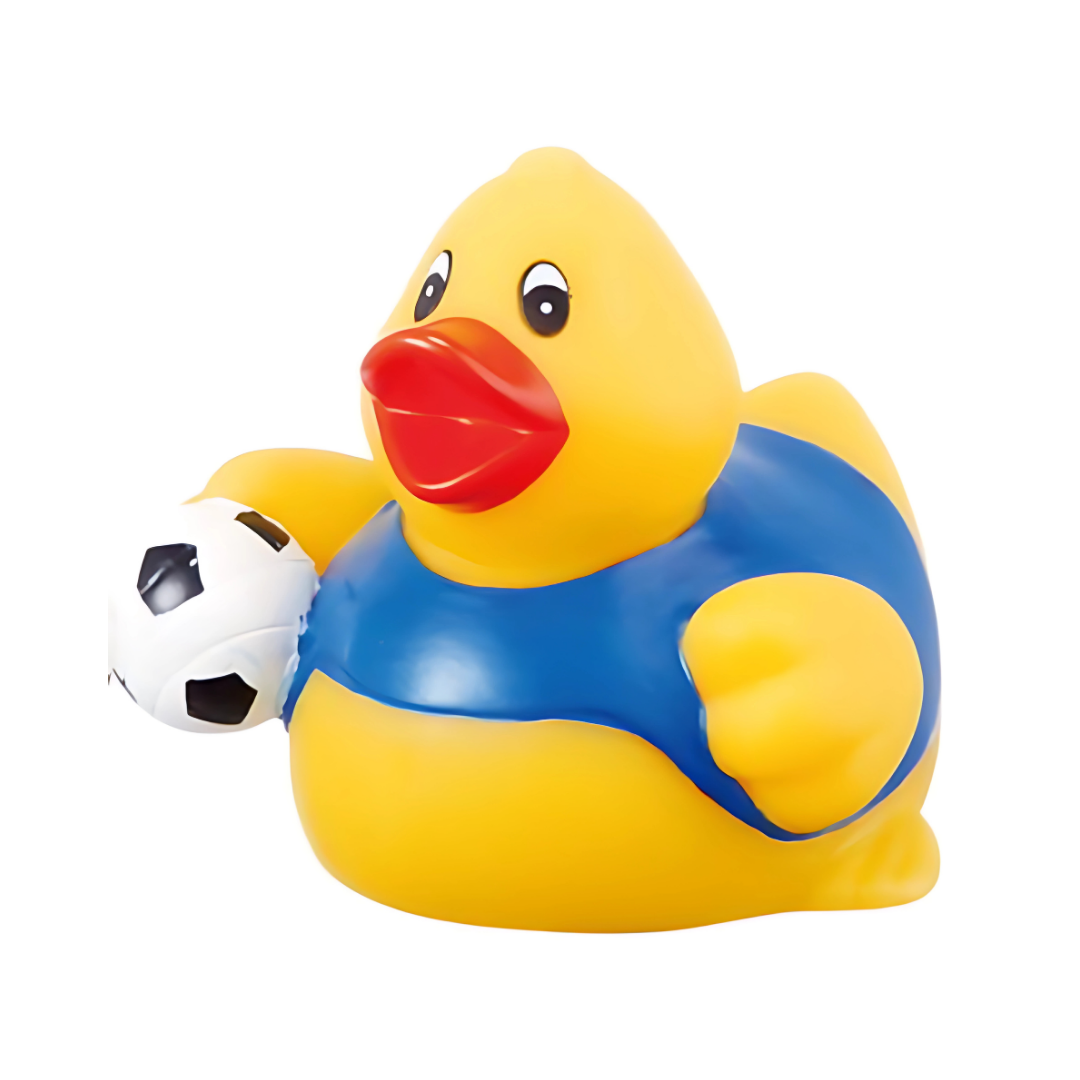 Soccer Player Rubber Duck