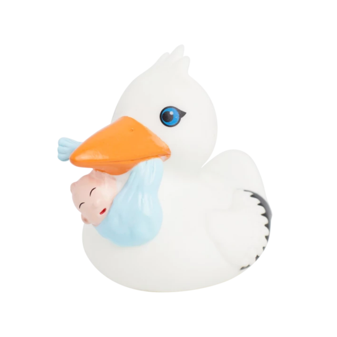 Stork with Baby Rubber Duck