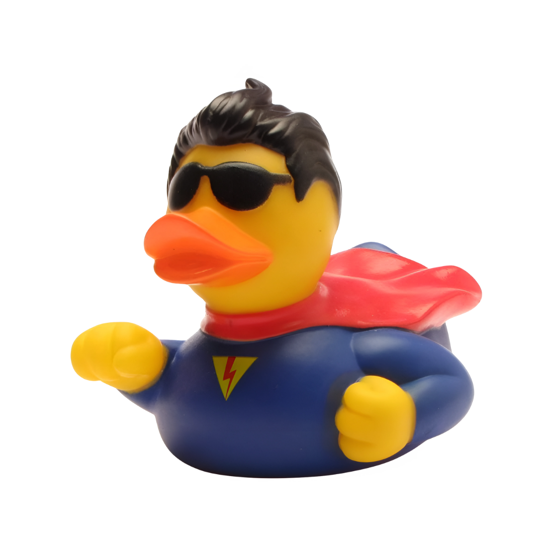 Superhero Rubber Duck
