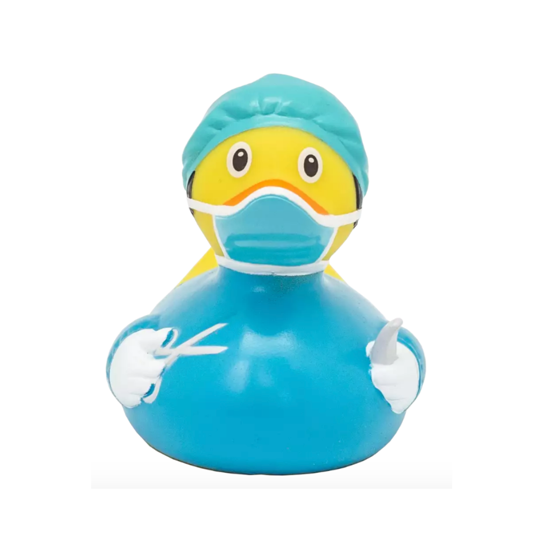 Surgeon Rubber Duck - Blue Scrubs