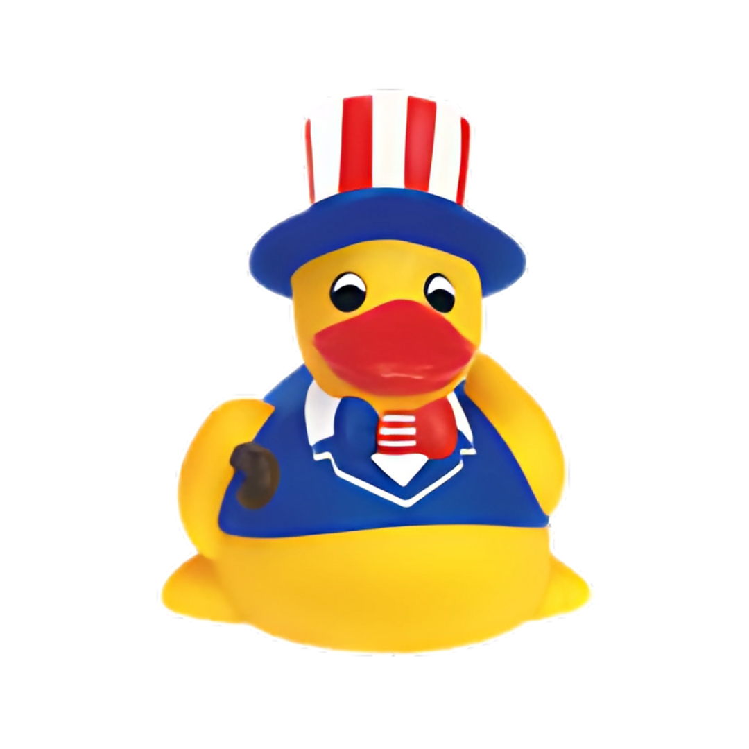 Uncle Sam Rubber Duck