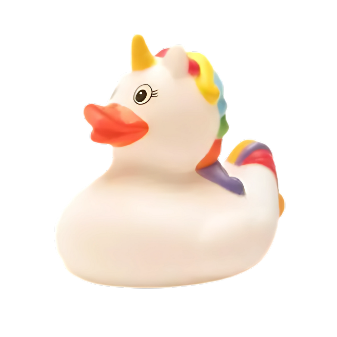 Unicorn - bright multi Rubber Duck