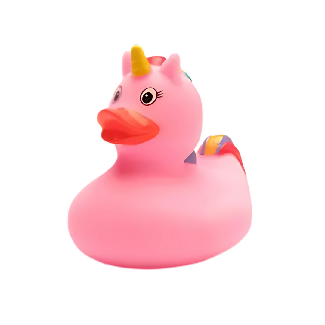 Pink Unicorn Rubber Duck