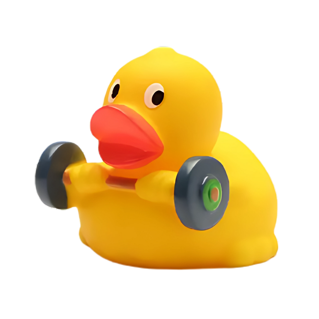 Weightlifter Rubber Duck