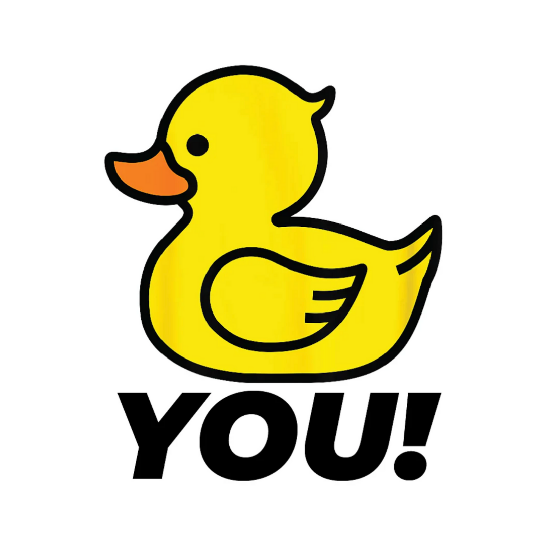 Duck You Sticker