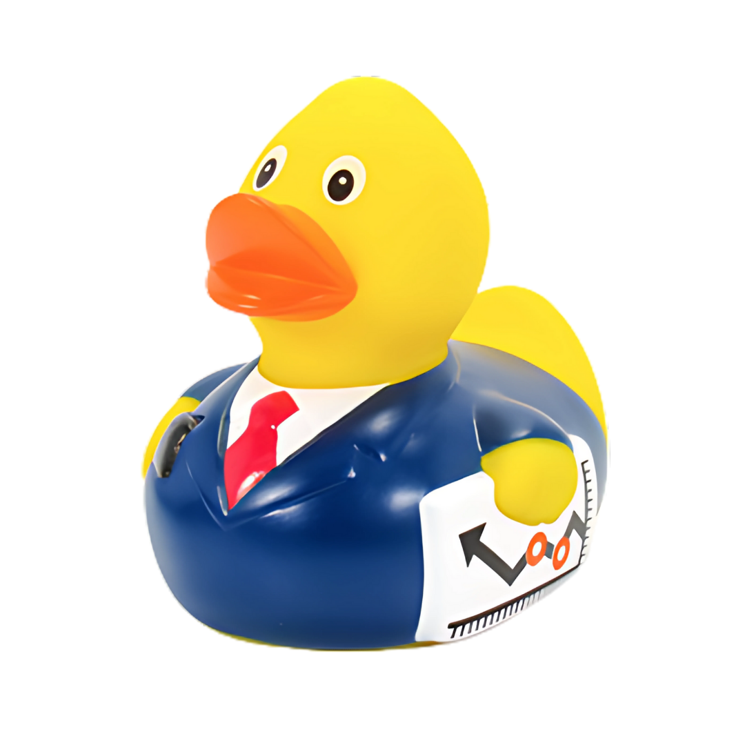 Finance Person Rubber Duck