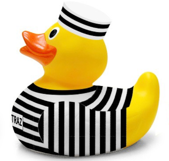 Alcatraz Rubber Duck