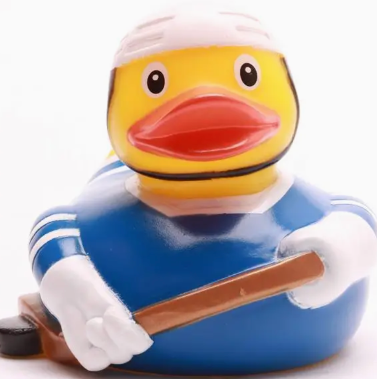 Hockey - Blue Rubber Duck