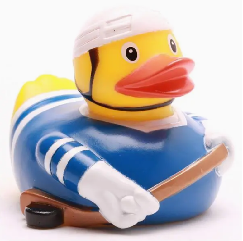 Hockey - Blue Rubber Duck