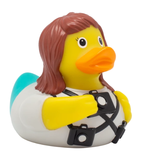 Female Photographer Rubber Duck