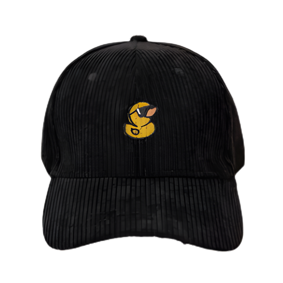 Corduroy Baseball Cap - Black