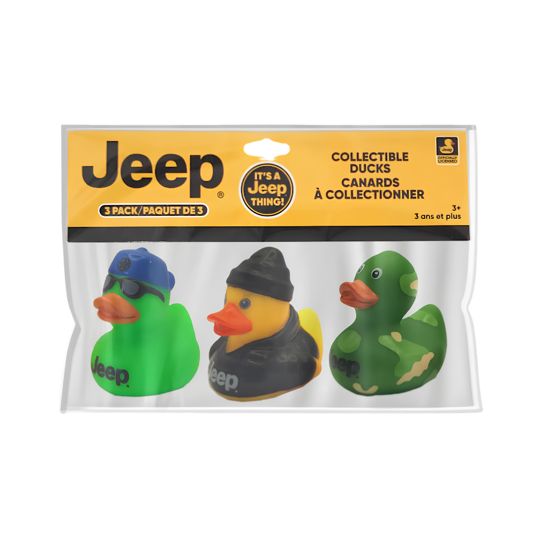 Jeep Brand 3 Pack Rubber Ducks