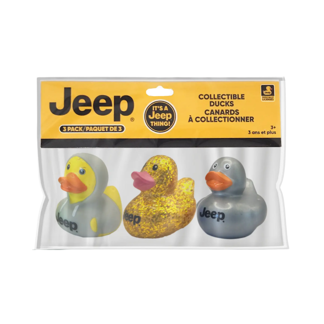 Jeep Brand 3 Pack Rubber Ducks
