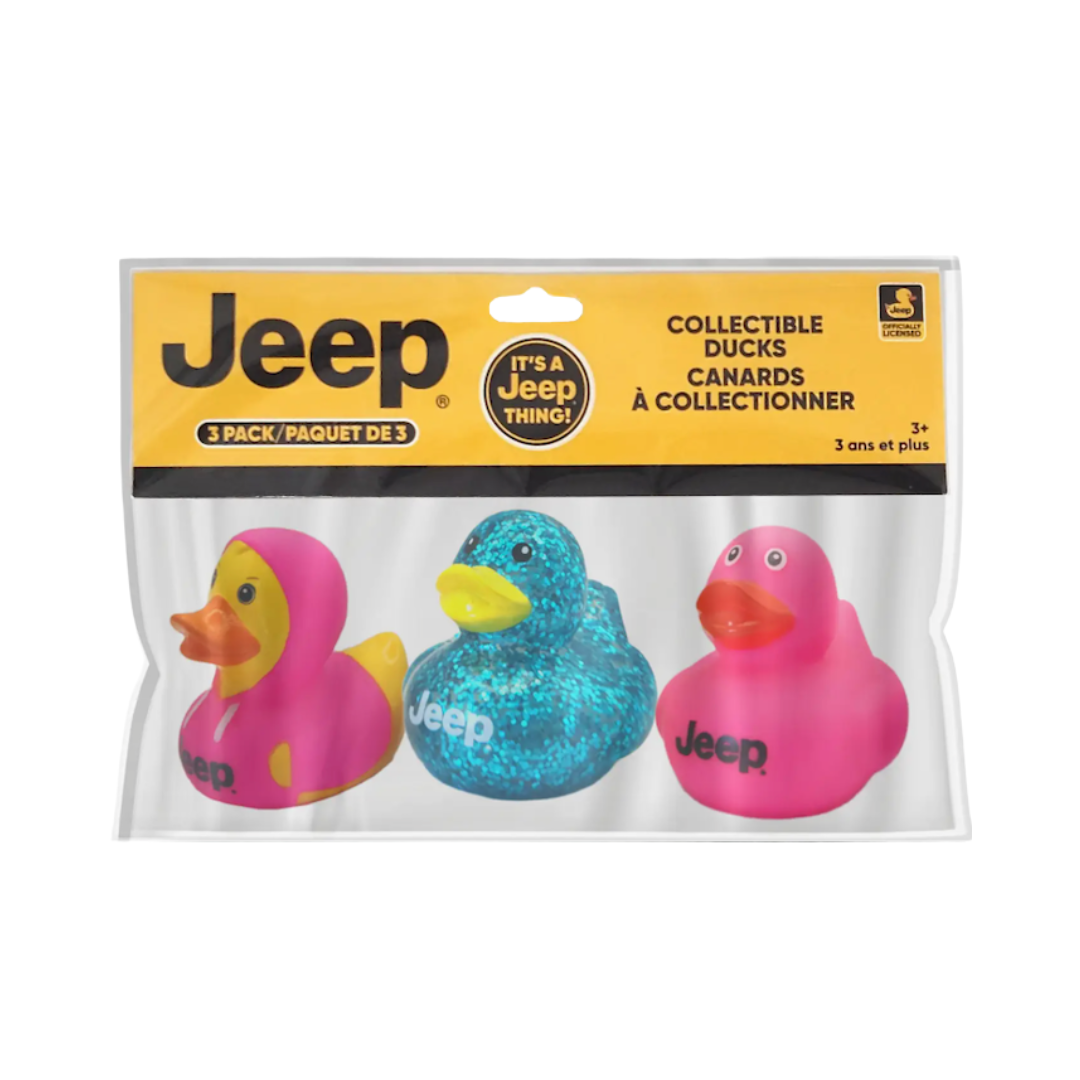 Jeep Brand 3 Pack Rubber Ducks