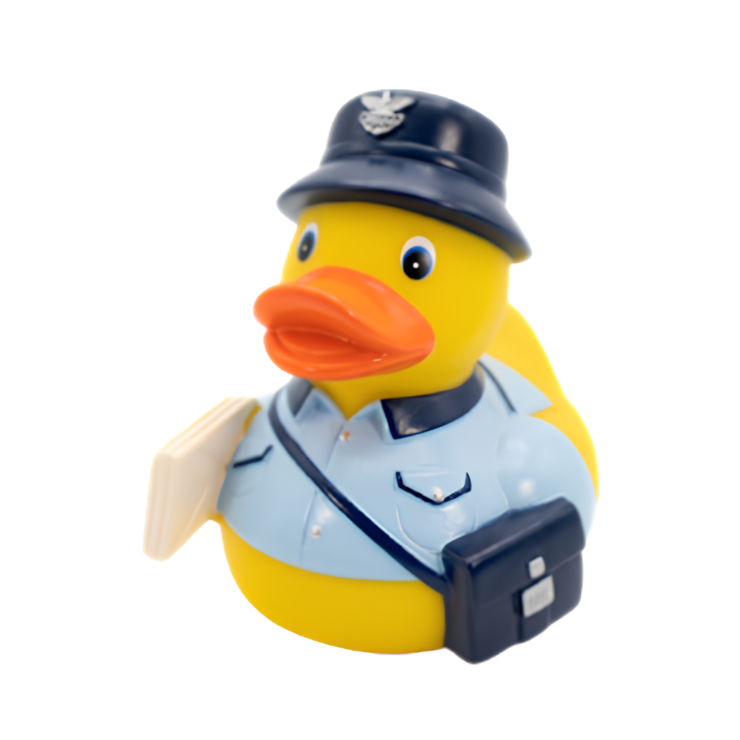 Mail Carrier Rubber Duck