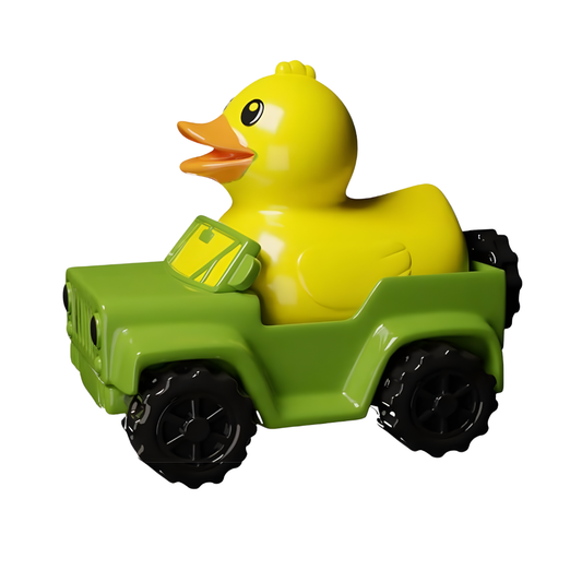 Mini Jeep Truck Rubber Duck