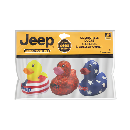 Jeep Brand 3 Pack Rubber Ducks