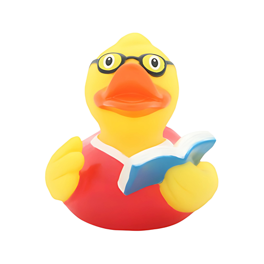 Book Reader Rubber Duck