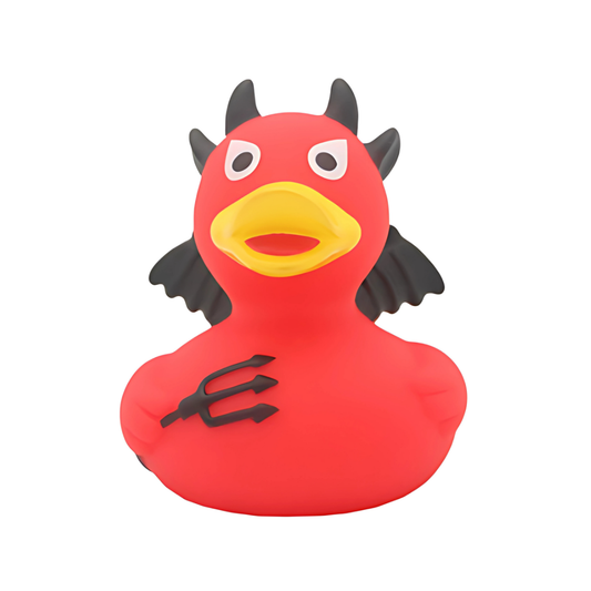Devil Black Wings Rubber Duck