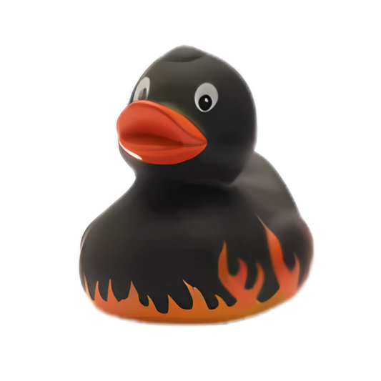 Flames Rubber Duck