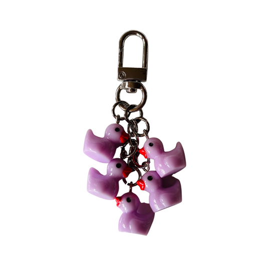 Purple Duck Keychain